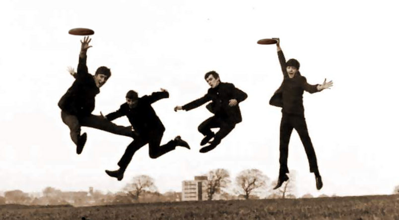 The Beatles jump in "Hard Day's Night"