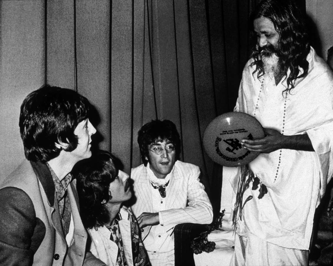 The Beatles with the Maharishi