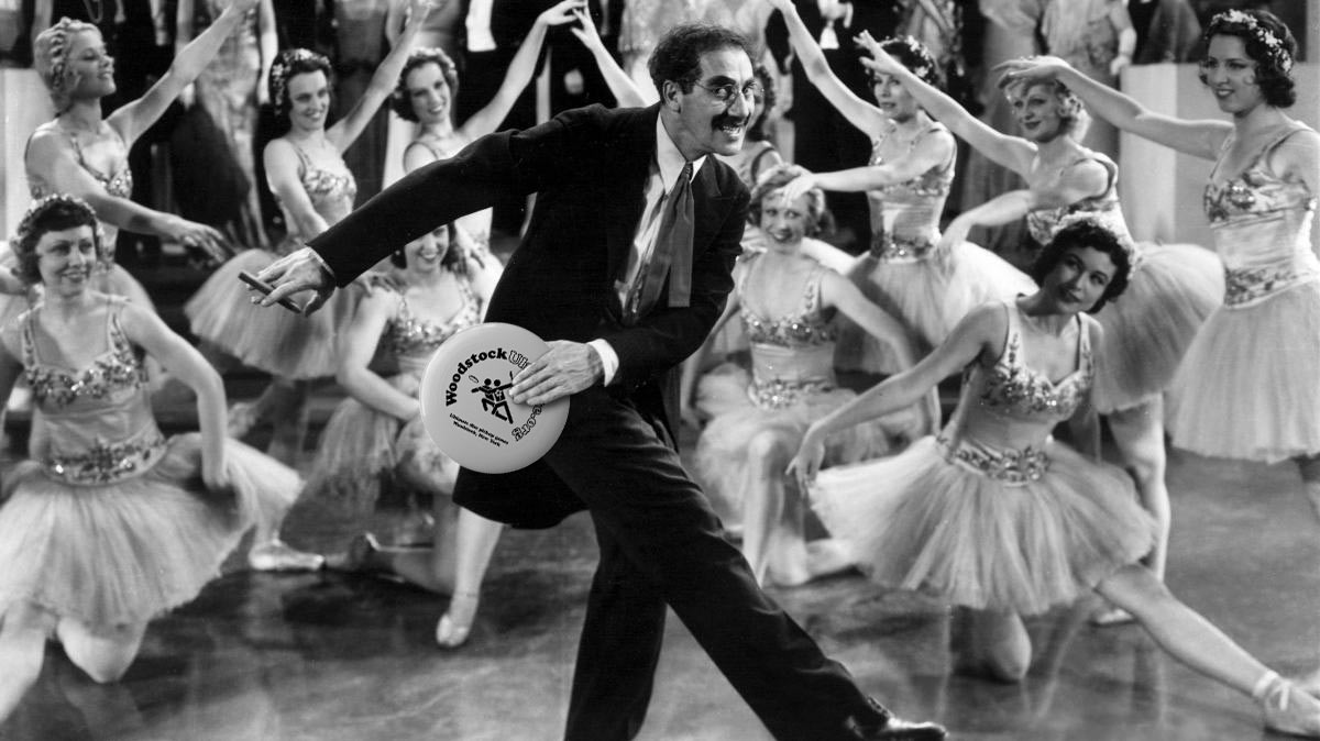 Groucho Marx dancing