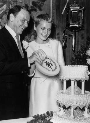 Frank Sinatra and Mia Farrow