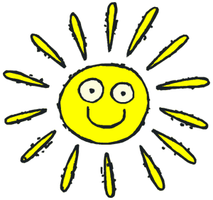 Happy Sun Face