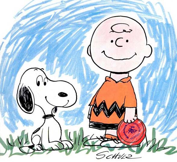 Snoopy and Charlie Brown