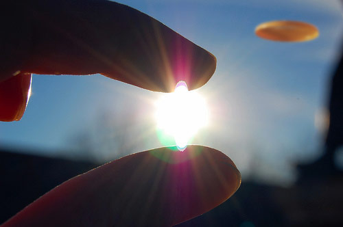We've got the whole sun, in our fingers