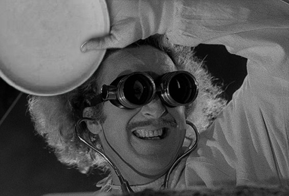 Gene Wilder in Young Frankenstein